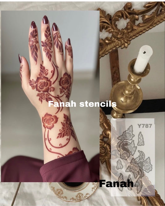 Fanah Henna Stencil Fh-301