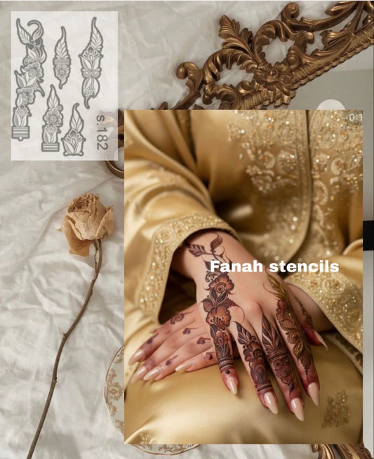 Fanah Henna Stencil Fh-308