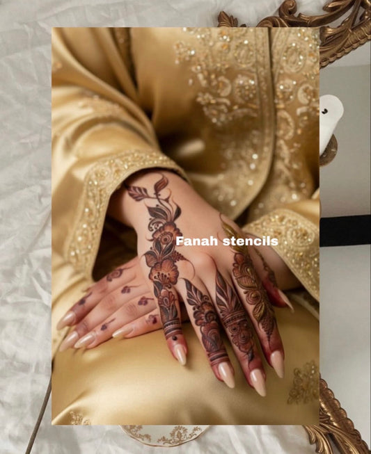 Fanah Henna Stencil Fh-308
