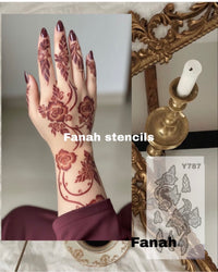 Fanah Henna Stencil Fh-301
