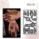 Fanah Henna Stencil FH-171 (pair)