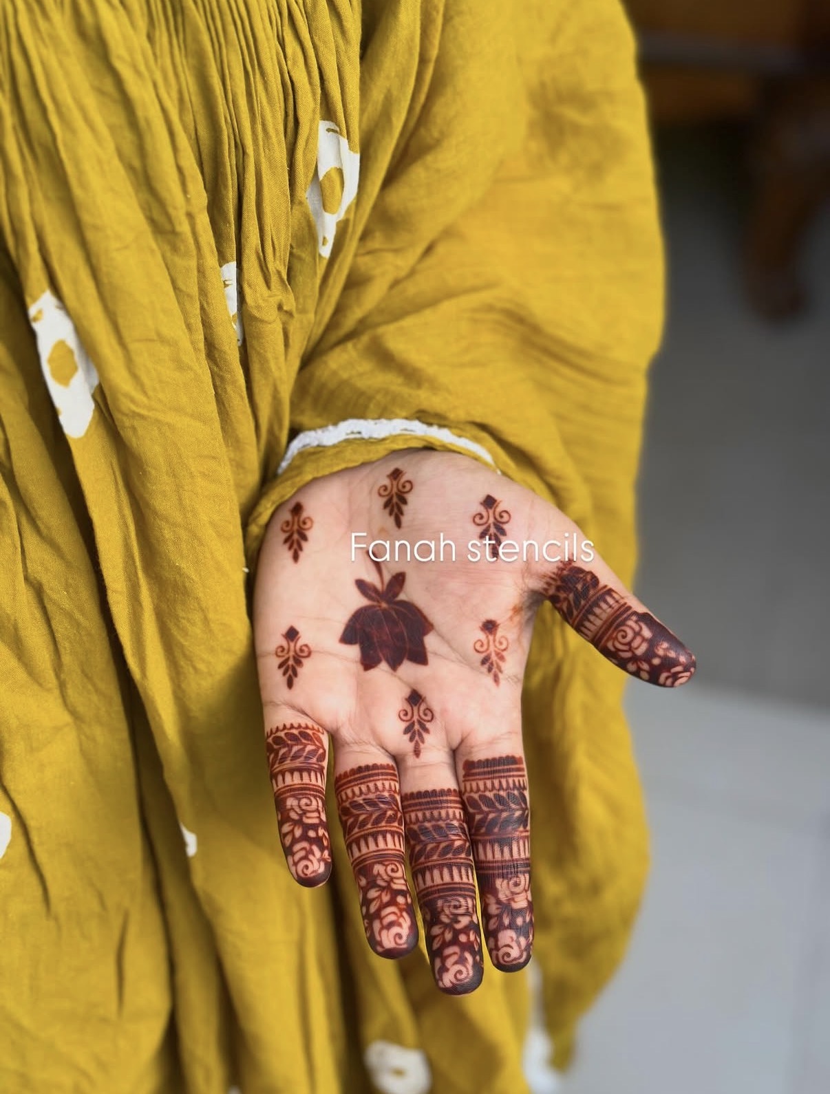 Fanah Henna Stencil Fh-307