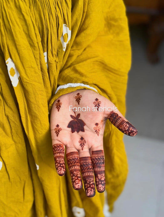 Fanah Henna Stencil Fh-307