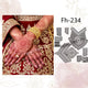 Fanah Henna Stencil FH-234