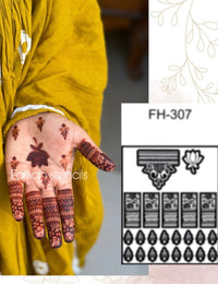 Fanah Henna Stencil Fh-307