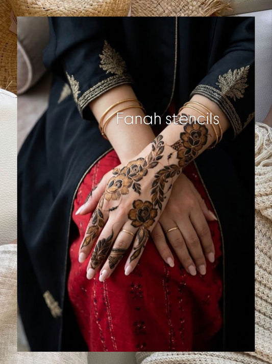 Naqsh henna stencils Fh-327