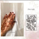 Fanah henna stencil Fh-149