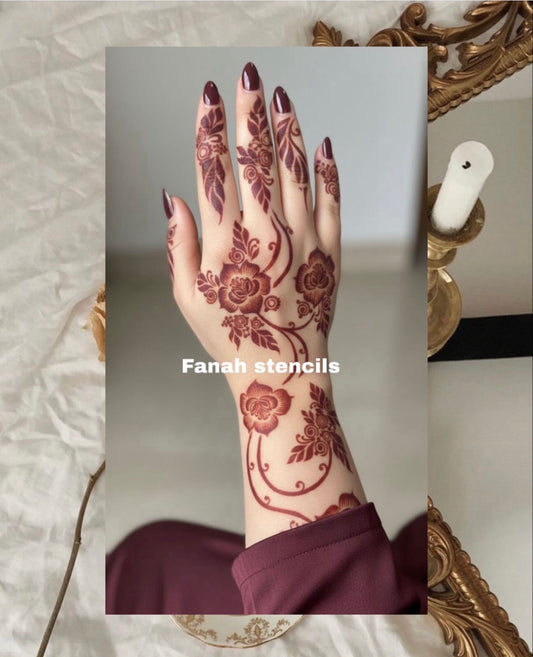 Fanah Henna Stencil Fh-301