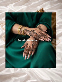 Fanah Henna Stencil Fh-323 (single hand)