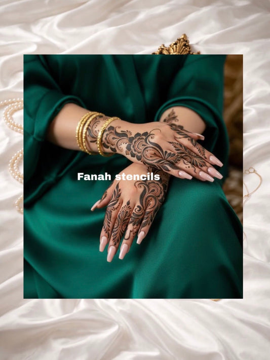 Fanah Henna Stencil Fh-323 (single hand)