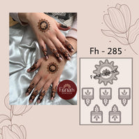 Fanah henna stencil Fh-285 (1 hand)