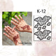 Fanah Henna stencil K-12A