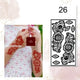 Fanah Henna Stencil K-26