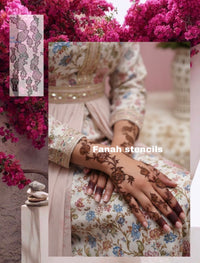 Fanah Henna Stencil Fh-295 (single hand)