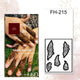 Fanah Henna Stencil Fh-215 (single hand)