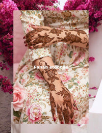 Fanah Henna Stencil Fh-313 (single hand)