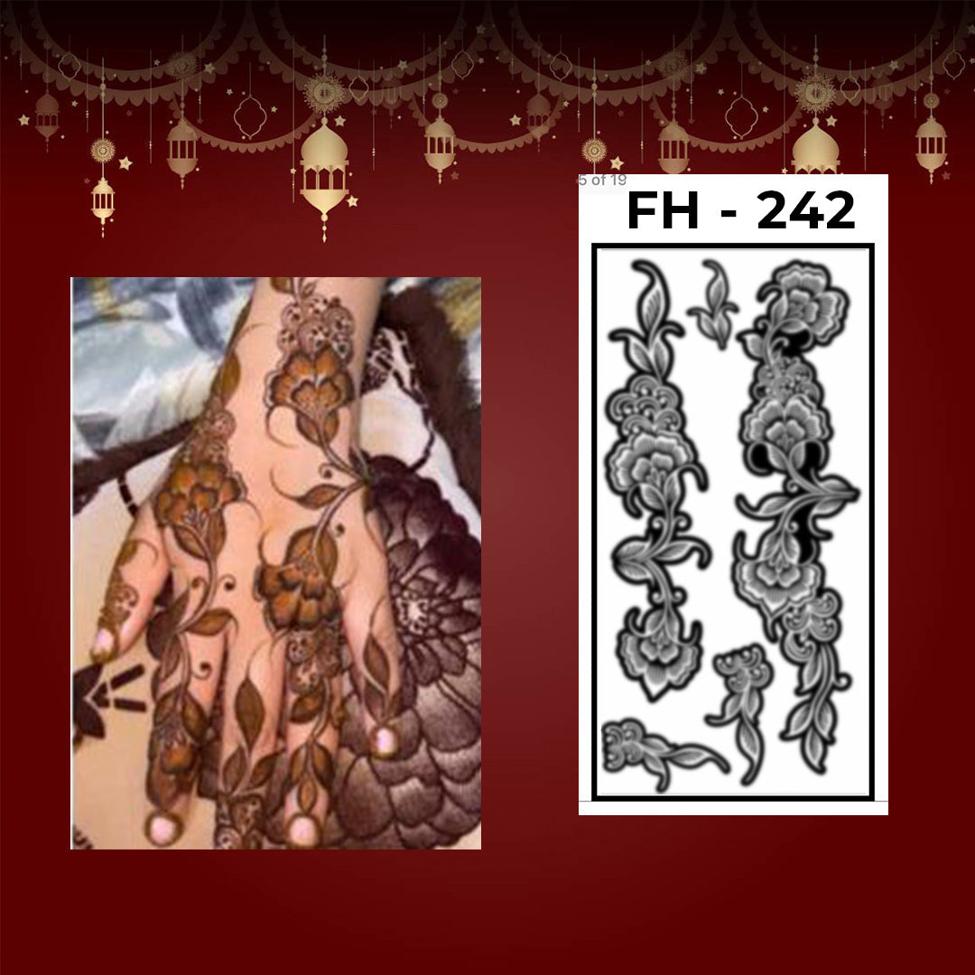 Fanah Henna Stencil FH - 242