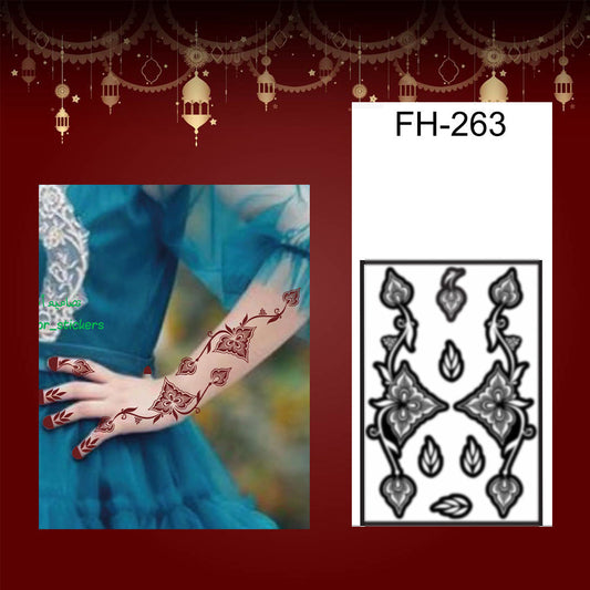 Fanah Henna Stencil FH - 263 Fanahstencils