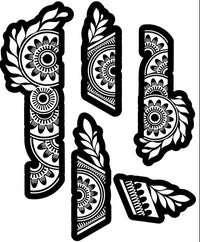 Fanah Henna Stencil FH-158