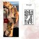 Fanah Henna Stencil  FH-221 Fanahstencils