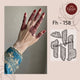 Fanah Henna Stencil FH-158