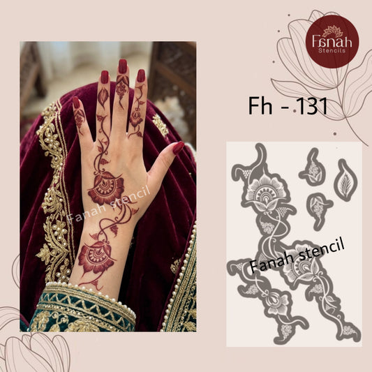 Fanah Henna Stencil FH-131