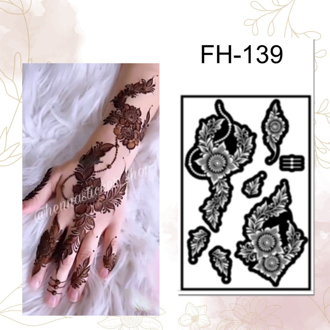 Fanah Henna Stencil Fh-139