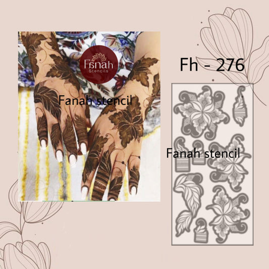 Fanah Henna Stencil FH-276 (single hand)