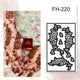 Fanah Henna Stencil FH-220