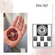Fanah Henna Stencil FH-157 Fanahstencils