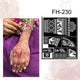 Fanah Henna Stencil FH-230 RH Fanahstencils