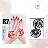 Fanah Henna Stencil K-19 Fanahstencils