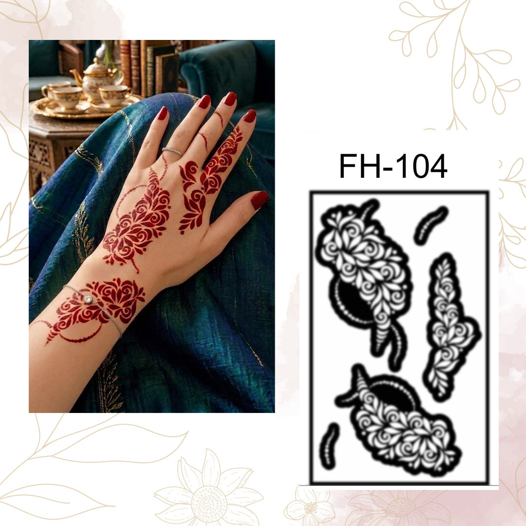 Fanah Henna Stencil FH-104
