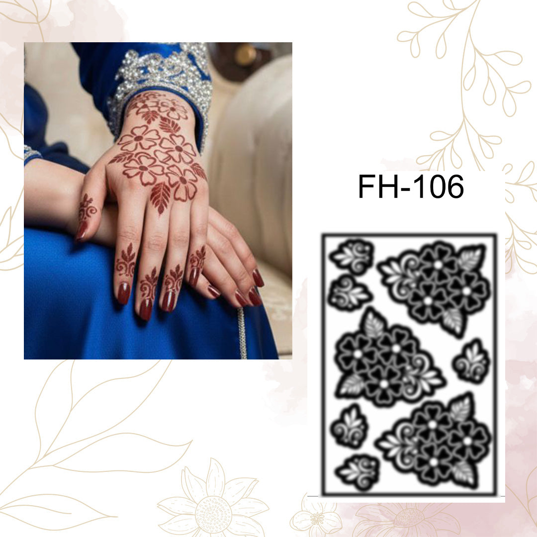 Fanah Henna Stencils FH-106