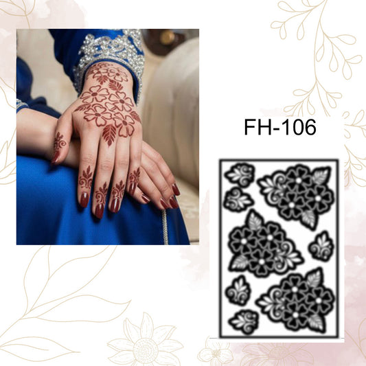 Fanah Henna Stencils FH-106