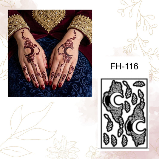 Fanah Henna Stencil FH-116