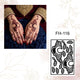 Fanah Henna Stencil FH-116
