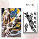 Fanah Henna Stencil FH-147
