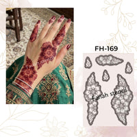 Fanah Henna Stencil FH-169