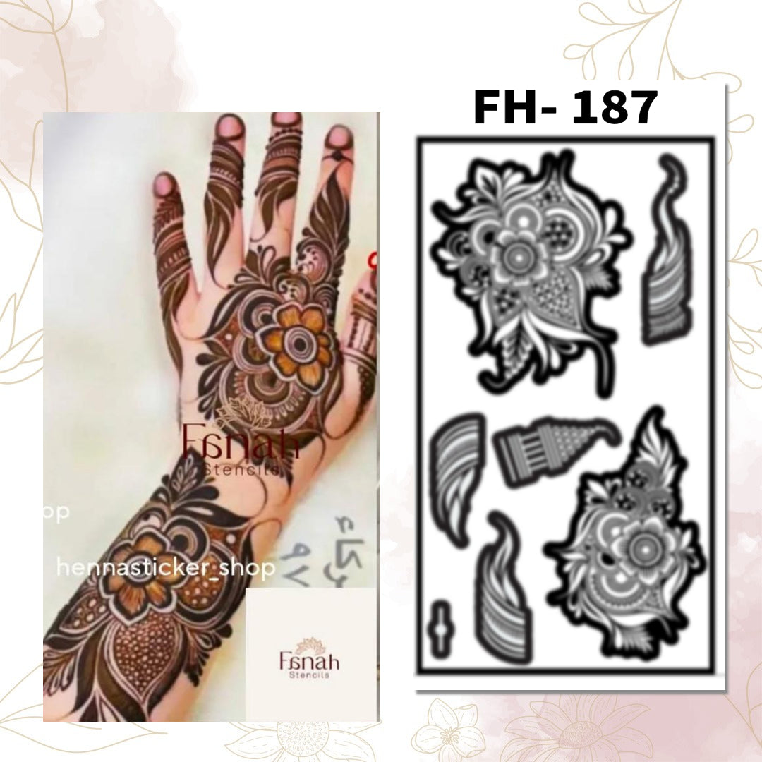 Fanah Henna Stencil FH-187