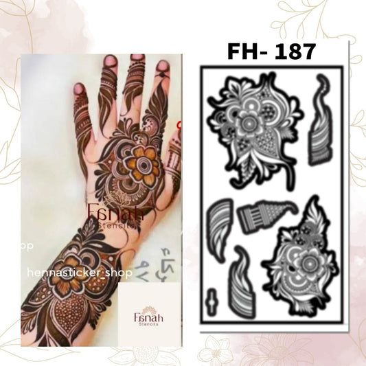 Fanah Henna Stencil FH-187
