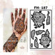 Fanah Henna Stencil FH-187