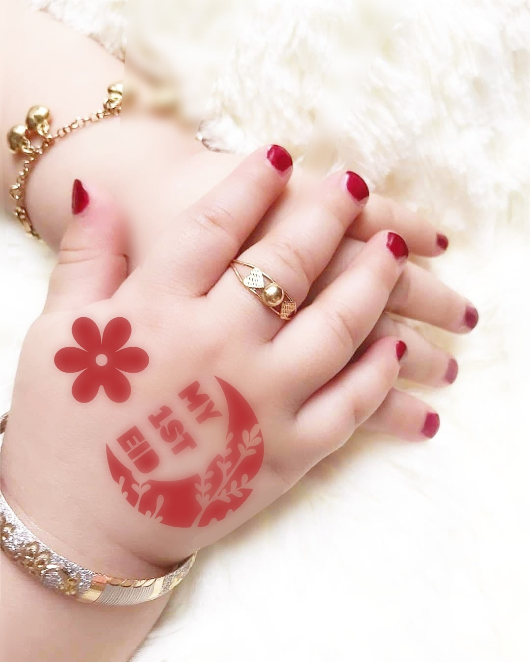 Fanah Henna Stencil K-29 (both hands)